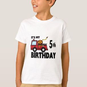 T-shirt FireTruck Birthday