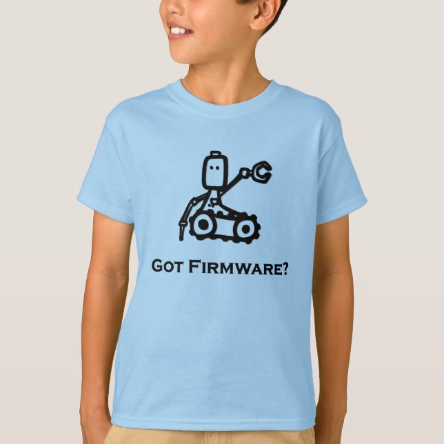 T-shirt Firmware de inicialização do engenheiro (Frente)