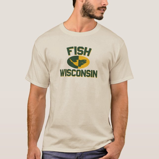 T-shirt Fish Wisconsin (Frente)