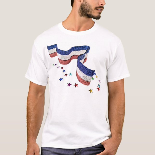 T-shirt fita americana (Frente)