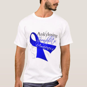 T-shirt Fita Ankylosing da consciência de Spondylitis