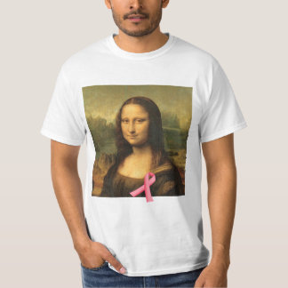 T-shirt Fita cor-de-rosa Mona Lisa
