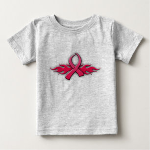 T-shirt Fita cor-de-rosa tribal