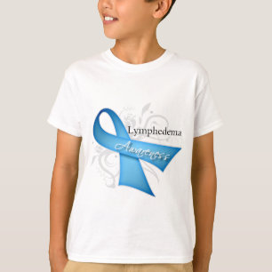 T-shirt Fita da consciência de Lymphedema