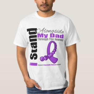 T-shirt Fita da viagem para o câncer de pâncreas (pai)