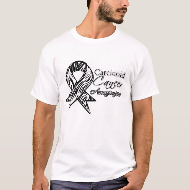T-shirt Fita de Sensibilização com Cancer de Carcinoides (Frente)