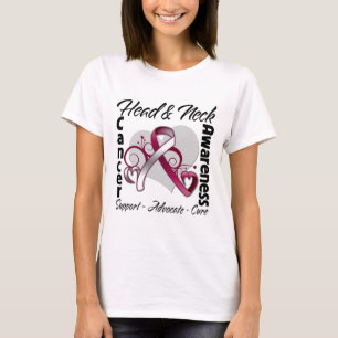 T-shirt Fita do coração - consciência principal e de