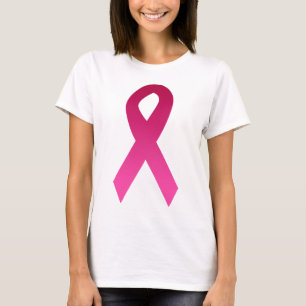 T-shirt Fita do rosa da consciência do cancro da mama