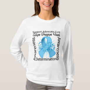 T-shirt Fita espiral das inspirações de Lymphedema