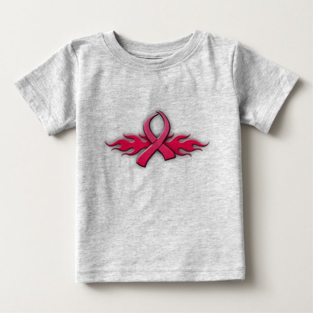 T-shirt Fita Rosa Tribal (Frente)