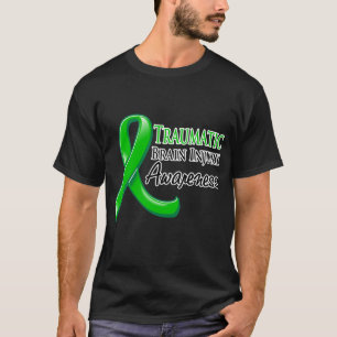 T-shirt Fita traumático da consciência da lesão cerebra