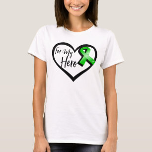 T-shirt Fita verde para meu herói