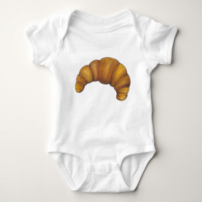 T-shirt Flaky Buttery Croissant Brechfast (Frente)