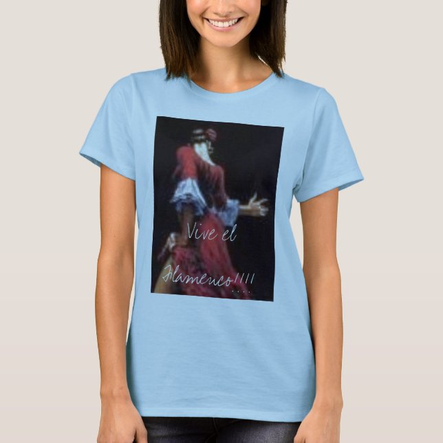 T-shirt Flamenco do EL de Vive!!!! (Frente)