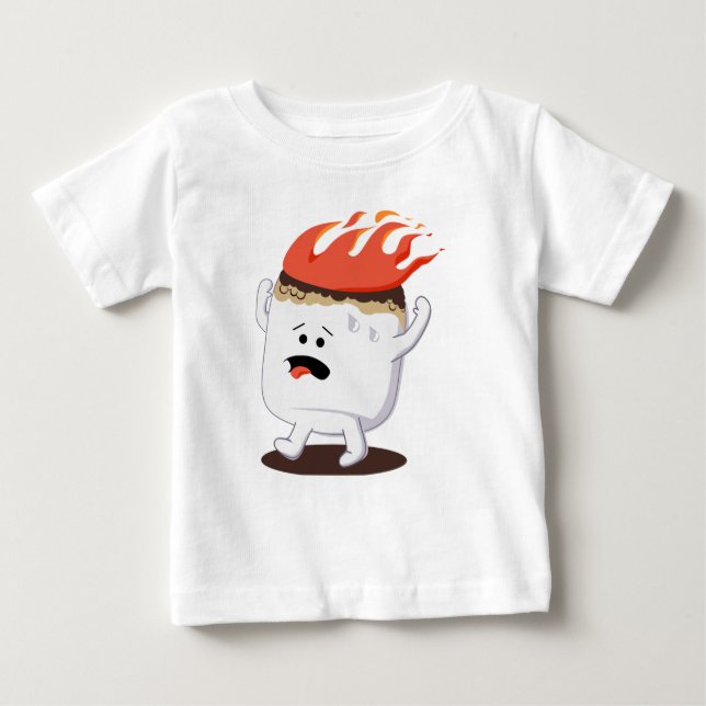 T-shirt Flaming Marshmallow (Frente)