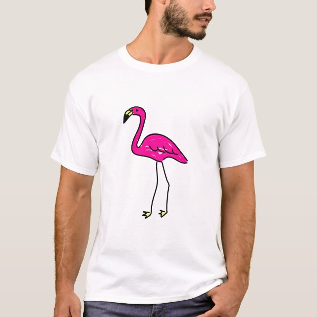 T-shirt flamingo (Frente)