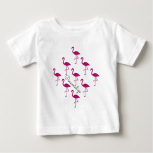 T-shirt Flamingo brilhante Rosa brilho brilhos Personalize