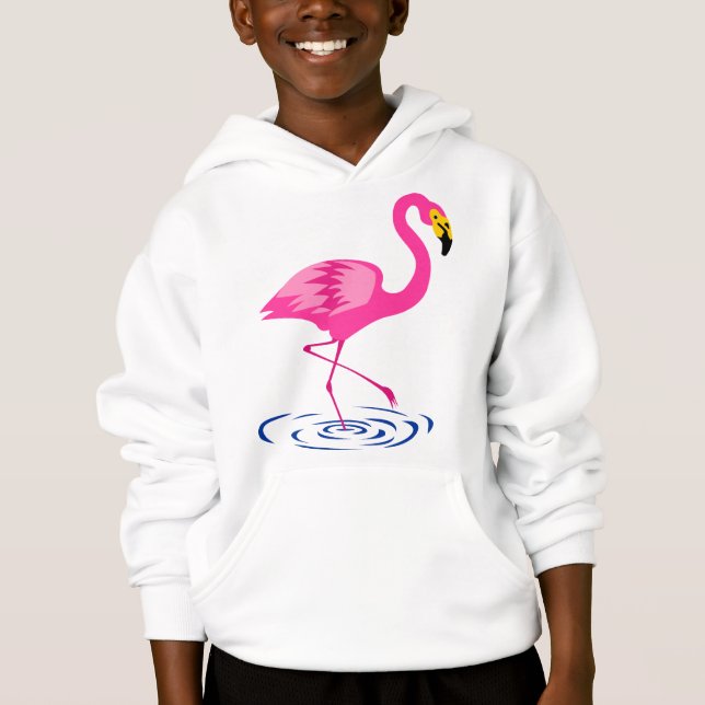 T-shirt Flamingo cor-de-rosa (Frente)
