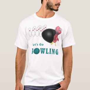 T-shirt Flamingo da boliche