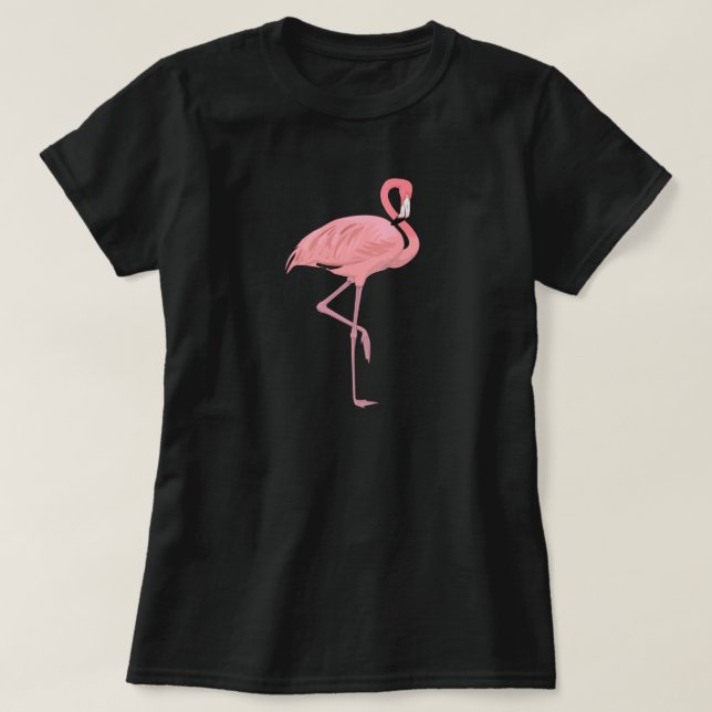 T-shirt Flamingo Rosa (Frente do Design)