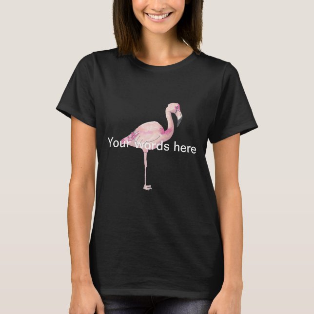T-Shirt Flamingo Rosa (Frente)