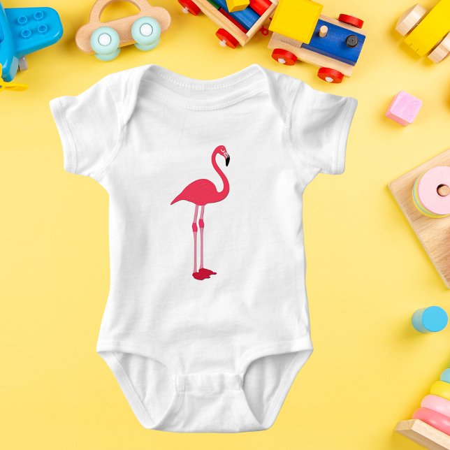 T-Shirt Flamingo Rosa (Pink Flamingo T-Shirt Baby Bodysuit)