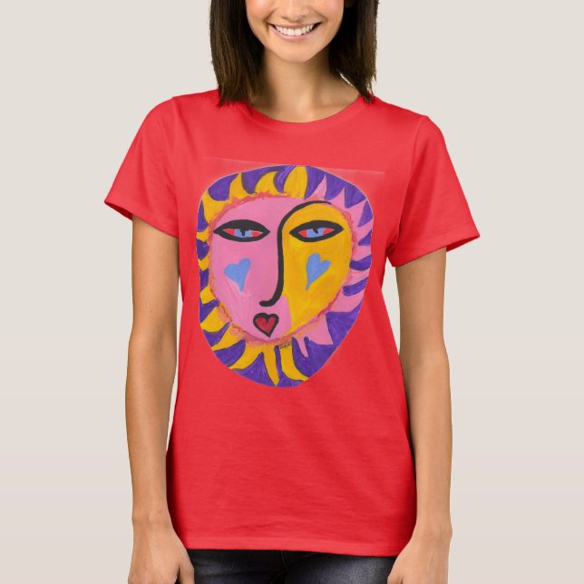 T-shirt Flamingo Sunset (Frente)