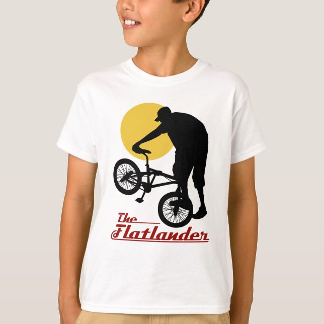 T-shirt Flatlander BMX (Frente)