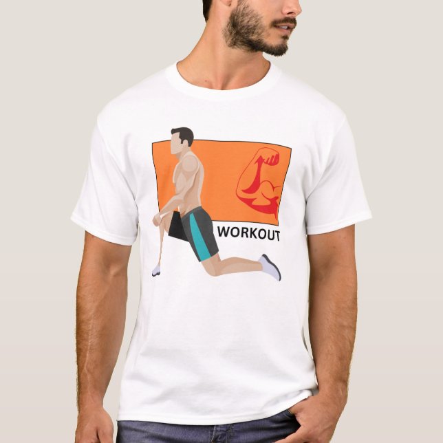T-Shirt Flex Muscular Esfomeada (Frente)