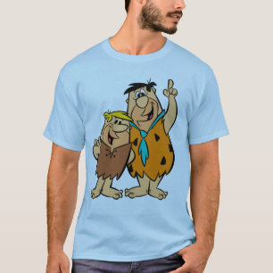 T-shirt Flintstone da entulho e do Fred da discussão