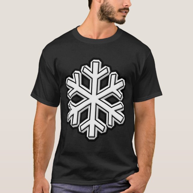 T-shirt Floco de neve (Frente)