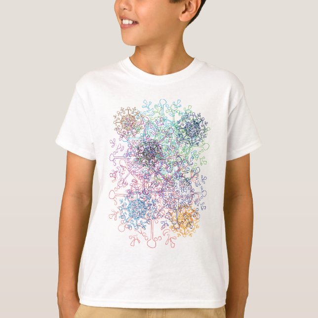 T-shirt Floco de neve (Frente)