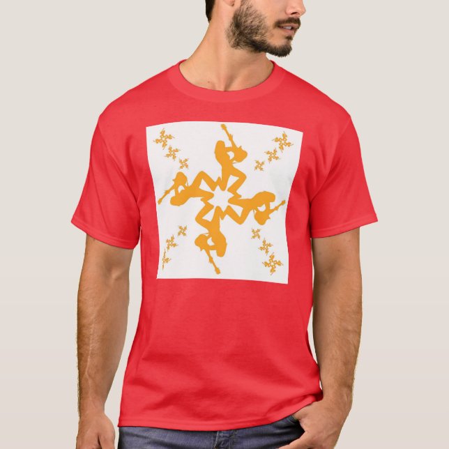 T-shirt Floco de neve 1 da rocha (Frente)