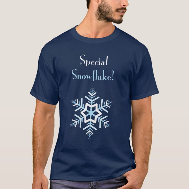 T-shirt Floco de neve especial! (Frente)