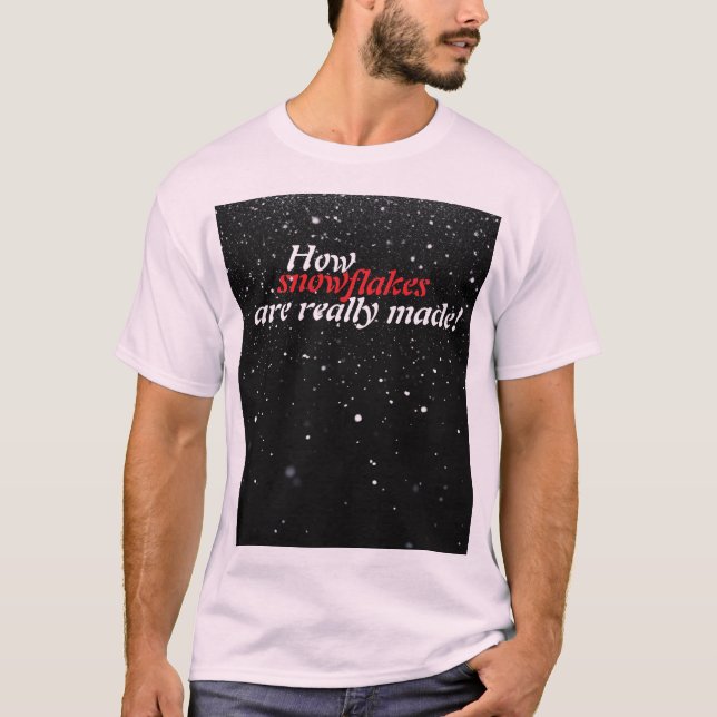 T-Shirt Flocos de neve (Frente)