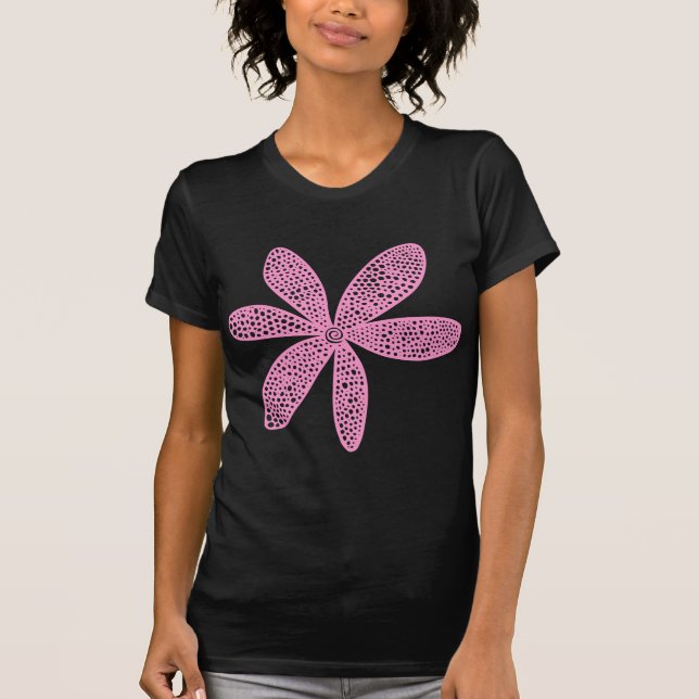 T-shirt Flor bonito - Rosa (Frente)