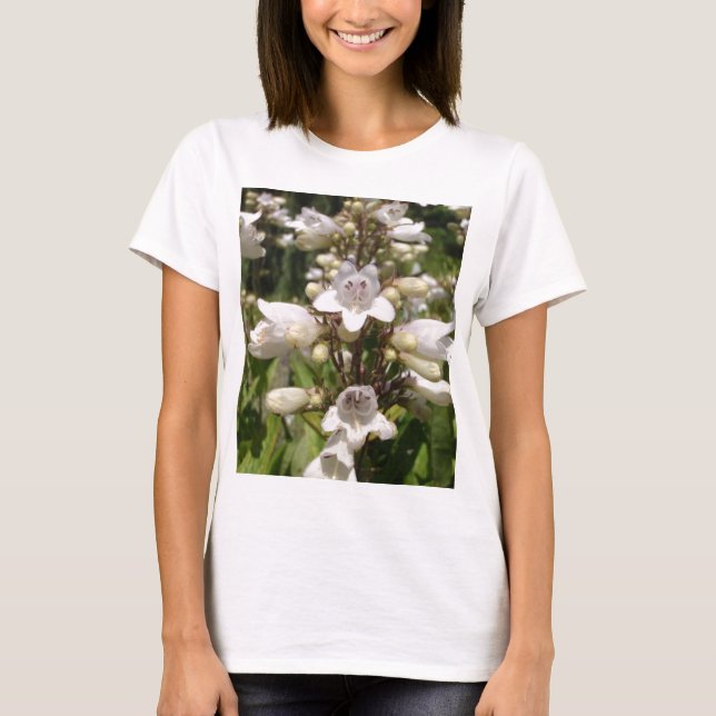 T-shirt Flor Branca (Frente)