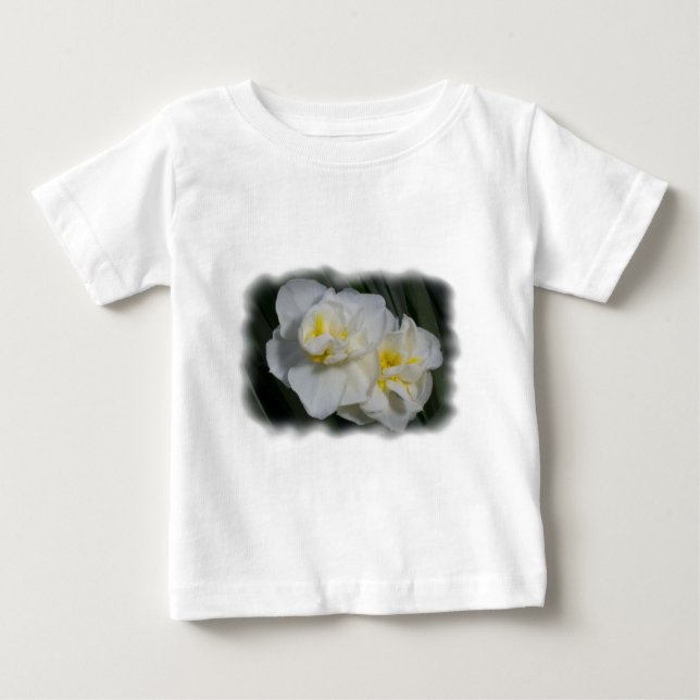 T-shirt Flor branca (Frente)