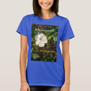 T-Shirt Flor Branco