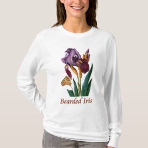 T-shirt Flor da íris farpada