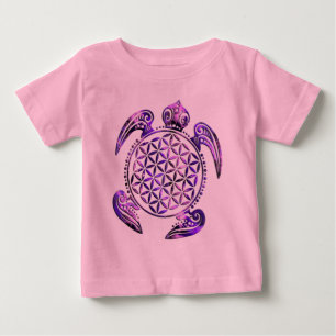 T-shirt Flor da Vida / Blume des Lebens - violeta da tarta
