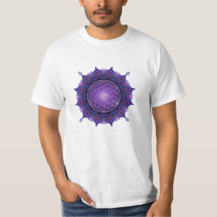 T-shirt FLOR DA VIDA/DES Lebens de Blume - mandala mim
