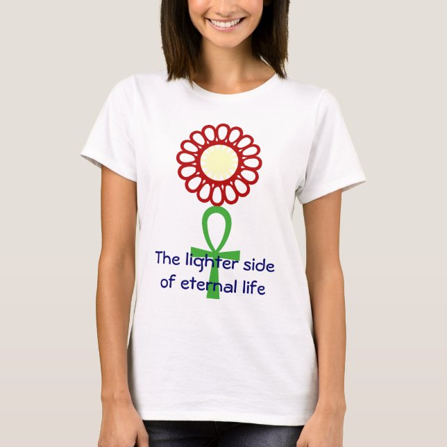 T-shirt Flor de Ankh (Frente)