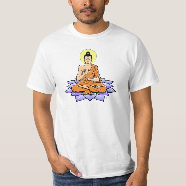 T-shirt Flor de Buddha Lotus (Frente)