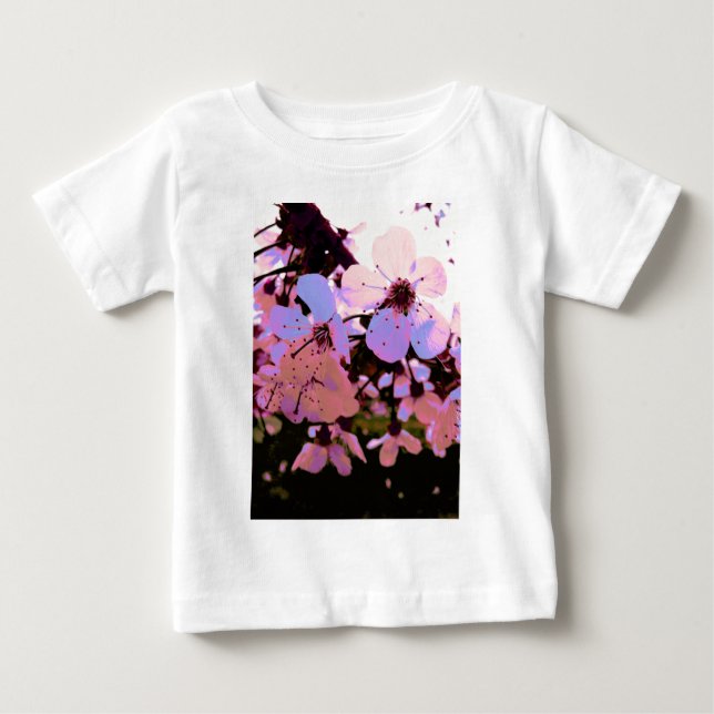 T-shirt Flor de Cereja Rosa (Frente)