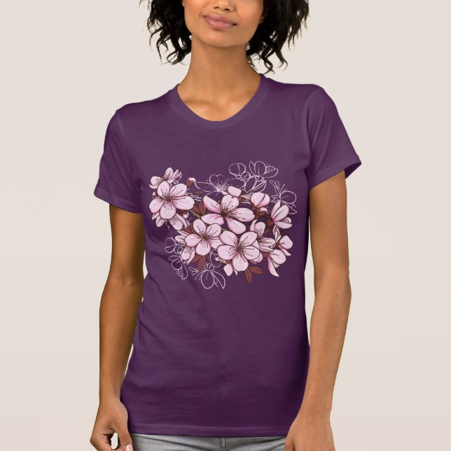 T-shirt Flor de cerejeira (Frente)
