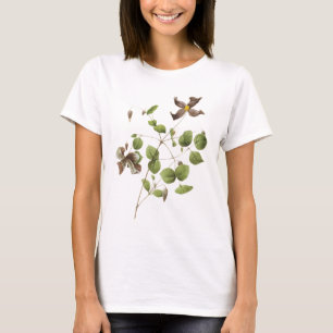 T-shirt Flor de couro italiano (Clematis) por Redouté