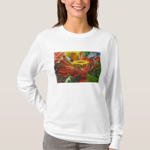 T-shirt flor de crisântemo