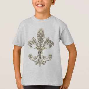 T-shirt Flor de lis 3 da tapeçaria