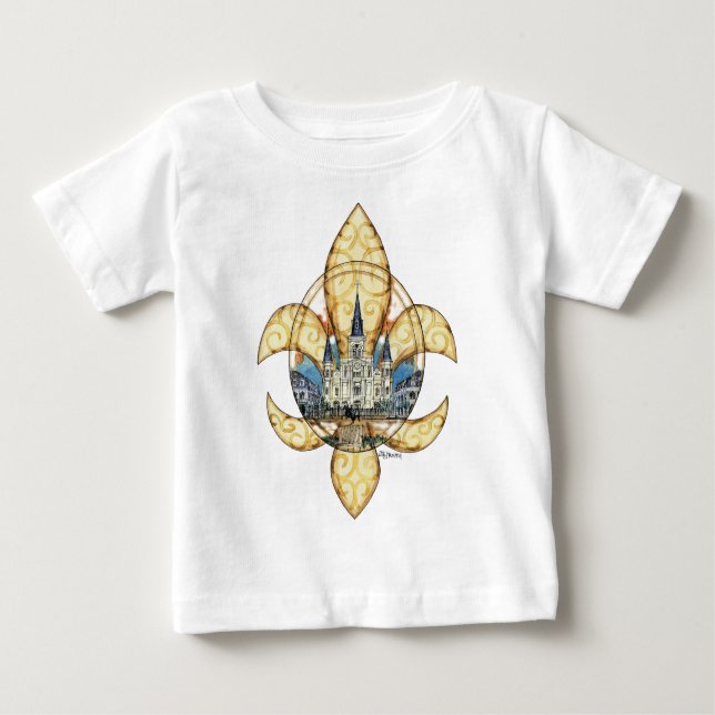 T-shirt Flor de lis de St Louis (Frente)